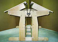Photo of side view, two inone, light table.