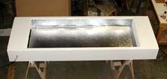 Photo of Steel light box.